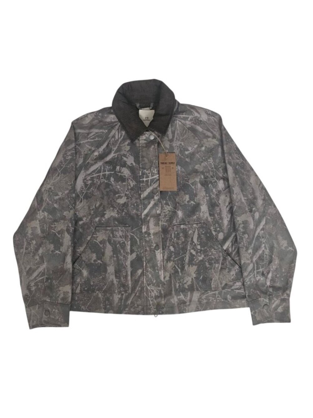 Thread & Supply Gray Tree Camouflage-Print Barn Korie Jacket Women's Small, NWT - Picture 5 of 14